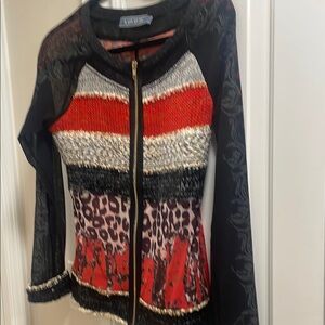 Chico's Multicolor Zip-Up Jacket